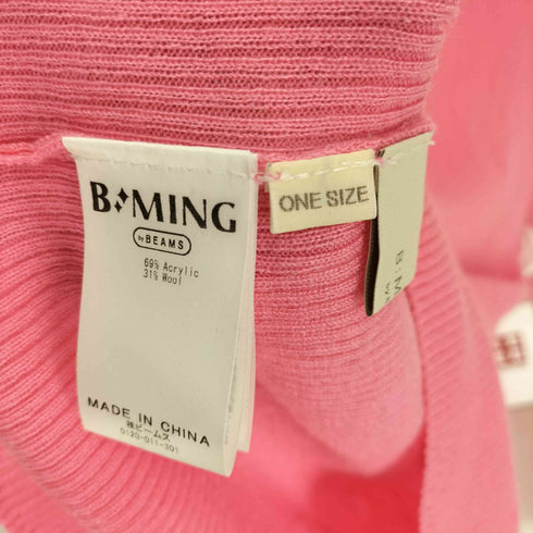 ビーミングバイビームス B:MING by BEAMS 22AW ウール混 リブニット タートルネック レディース ONE SIZE