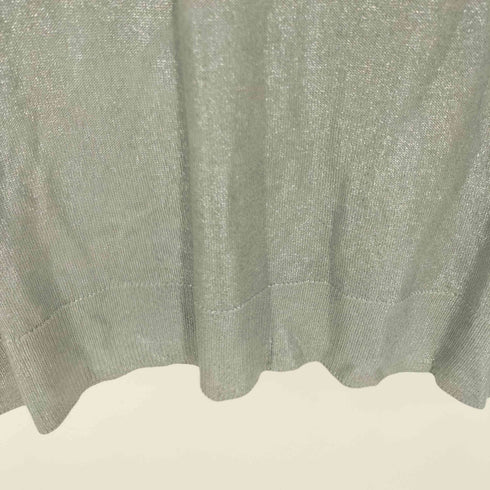 ザラ ZARA フォイルディテール セーター ラメ カットソー レディース import:M
