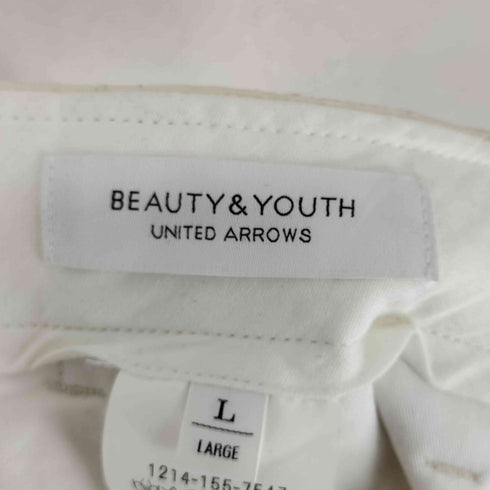 ビューティーアンドユースユナイテッドアローズ BEAUTY & YOUTH UNITED ARROWS BY コットンナイロン 6P カームテーパード パンツ メンズ L
