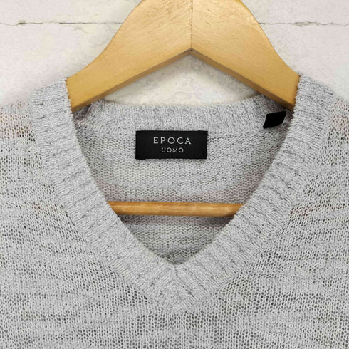 エポカウォモ Epoca uomo Vネックニットセーター メンズ 46
