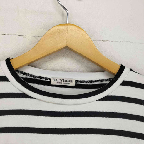 ビューティーアンドユースユナイテッドアローズ BEAUTY & YOUTH UNITED ARROWS ボーダークルーネックカットソー メンズ XL