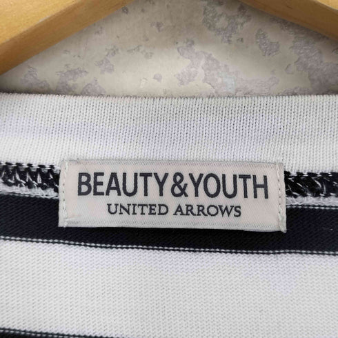ビューティーアンドユースユナイテッドアローズ BEAUTY & YOUTH UNITED ARROWS ボーダークルーネックカットソー メンズ XL