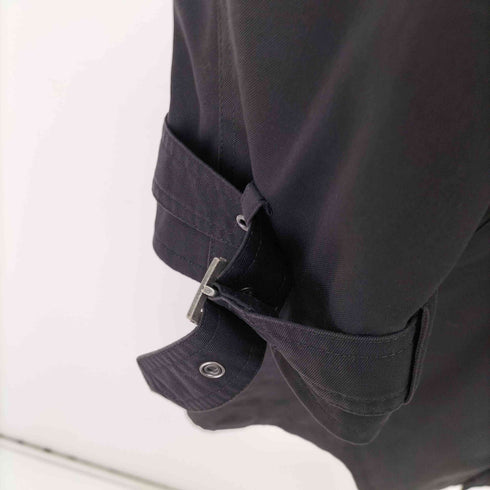 バーバリーブラックレーベル BURBERRY BLACK LABEL 比翼ステンカラーコート メンズ import:L