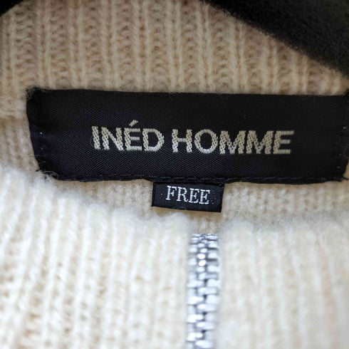 イネドオム INED HOMME ドライバーズウールニット メンズ FREE