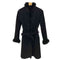クードシャンス COUP DE CHANCE アンゴラウール フォックスファー コート レディース JPN:34