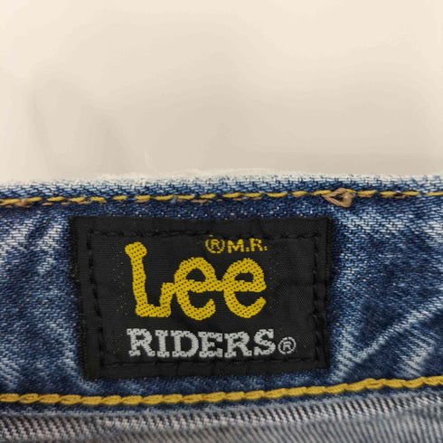 リー Lee 日本製 RIDERS ストレートデニムパンツ レディース