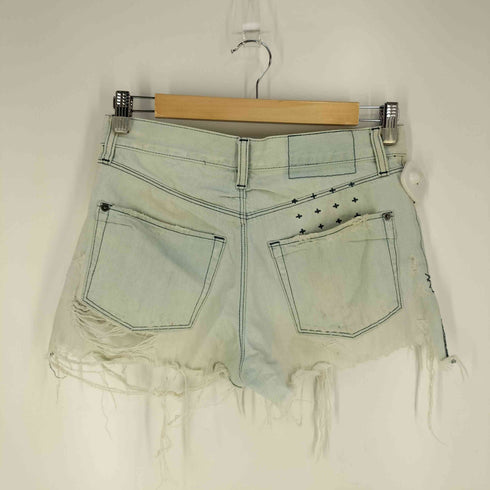 スビ KSUBI JING SHORT SEA BIRD ダメージ加工 デニムショーツ ショートパンツ レディース 24