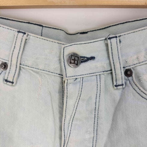 スビ KSUBI JING SHORT SEA BIRD ダメージ加工 デニムショーツ ショートパンツ レディース 24