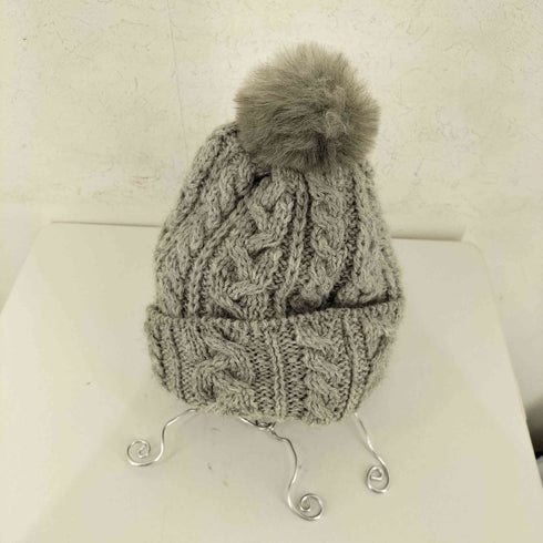 ハイランドトゥーサウザンド HIGHLAND2000 MADE IN ENGLAND ポンポン付きケーブルニット British Wool メンズ