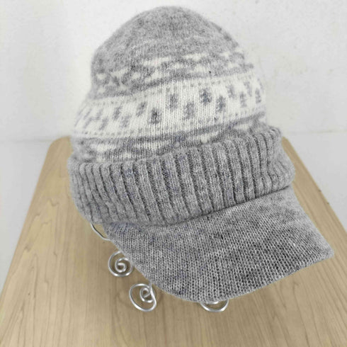 モンベル mont bell ウール ジャカード ビルキャップ メンズ S/M