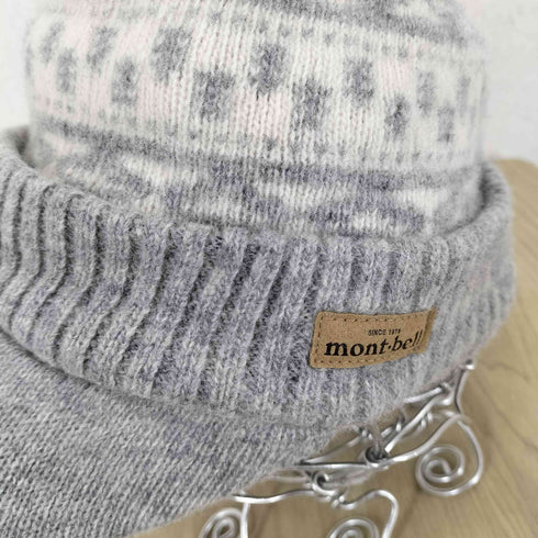モンベル mont bell ウール ジャカード ビルキャップ メンズ S/M