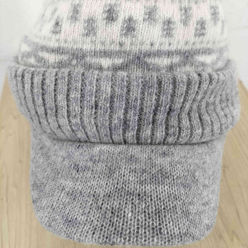 モンベル mont bell ウール ジャカード ビルキャップ メンズ S/M