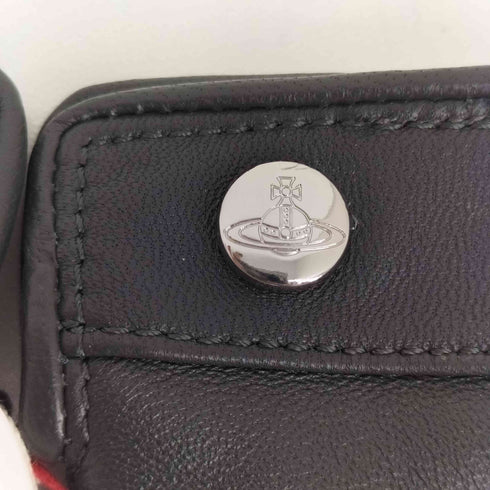 ヴィヴィアンウエストウッドアクセサリー Vivienne Westwood Accessories レザーグローブ ラムレザー 手袋 メンズ 24cm