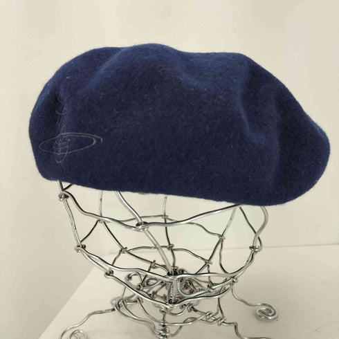 ヴィヴィアンウエストウッド Vivienne Westwood オーブ刺繍 ウールベレー帽 レディース S-M