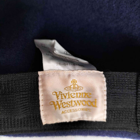 ヴィヴィアンウエストウッド Vivienne Westwood オーブ刺繍 ウールベレー帽 レディース S-M