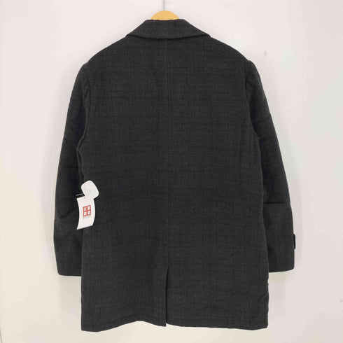 ロバートホール Robert Hall 50s イタリア製 GERRINI FABRIC シャドーチェック 裏ボア チェスター ハーフコート メンズ 38