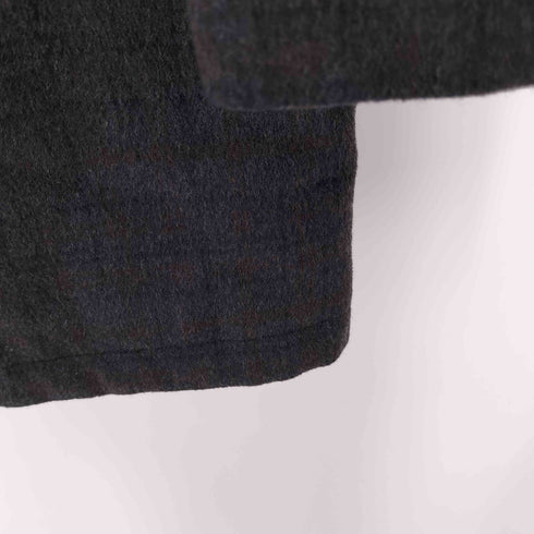 ロバートホール Robert Hall 50s イタリア製 GERRINI FABRIC シャドーチェック 裏ボア チェスター ハーフコート メンズ 38