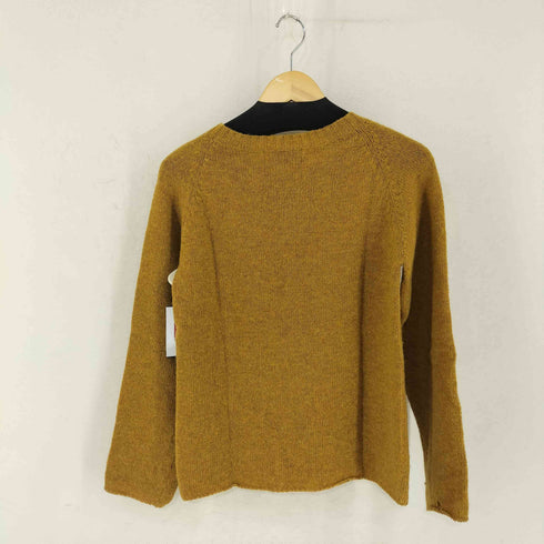 NOR'EASTERLY MADE IN SCOTLAND ウッドボタン メランジウール ノーカラーカーディガン レディース UK:34