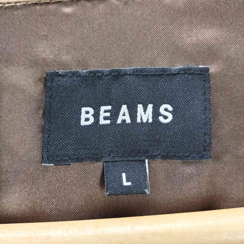 ビームス BEAMS フェイクスウェードオープンカラーシャツ メンズ