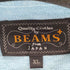 ビームスプラス BEAMS+ ラミーコットン ストライプZIPニット メンズ JPN:XL