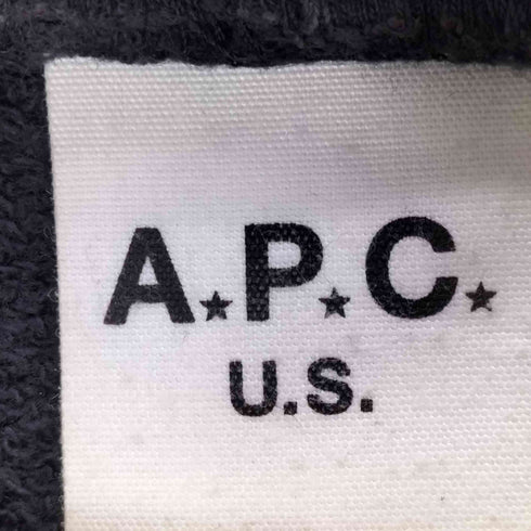 アーペーセー A.P.C. US プリントクルーネックパーカー メンズ JPN:L