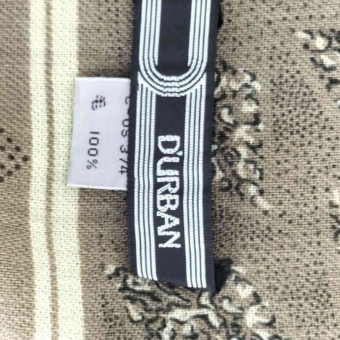 ダーバン DURBAN 総柄ストール メンズ