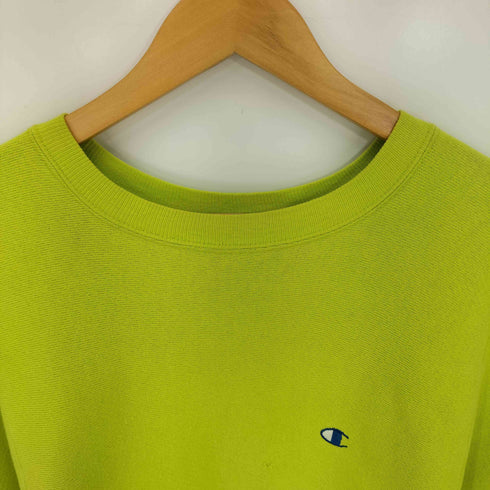 チャンピオン Champion 90s USA製 REVERSE WEAVE 刺繍タグ 目あり クルーネックスウェット メンズ import:M