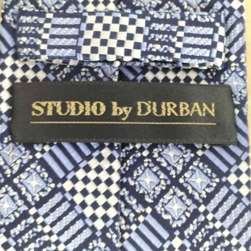ダーバン DURBAN 総柄シルクネクタイ メンズ