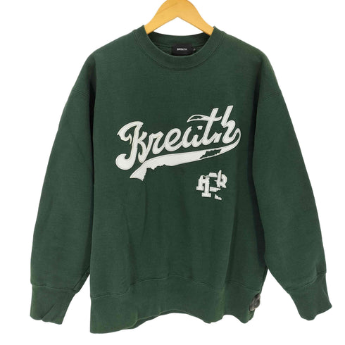 ブレス BREATH logo crash crew メンズ JPN:L