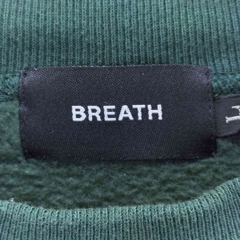 ブレス BREATH logo crash crew メンズ JPN:L