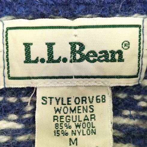 エルエルビーン L.L.Bean 80s USA製 ノルディックセーター チロリアンニット メンズ import:M