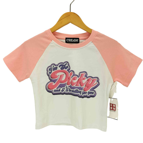 cream ラグランカットソー レディース