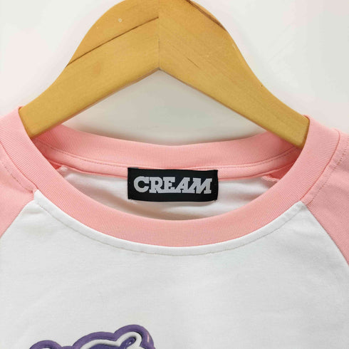 cream ラグランカットソー レディース