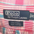 ポロバイラルフローレン Polo by RALPH LAUREN 90s CALDWELL ポニー刺繍 オープンカラー 長袖チェックシャツ メンズ import:XL