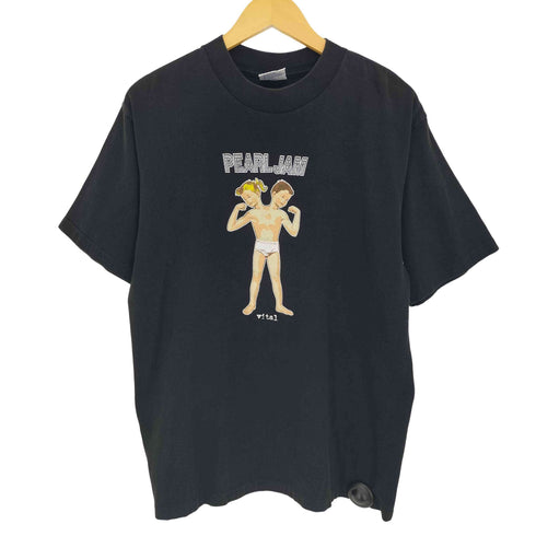 オールスポーツ ALL sport 90s USA製 Pearl Jam Vital Circulation Tour USグランジバンド クルーネックTシャツ メンズ import:L
