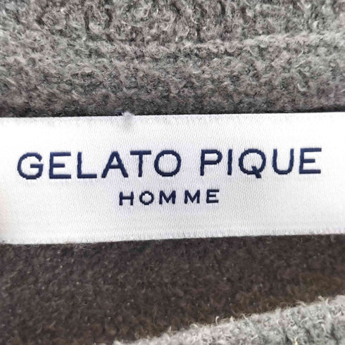 ジェラートピケオム Gelato Pique Homme スムーズィーライト 2ボーダー ハーフ パンツ プルオーバー セットアップ メンズ JPN:M