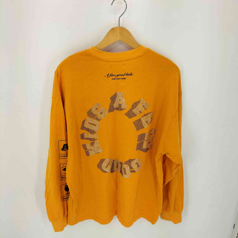 アフューグッドキッズ A FEW GOOD KIDS FOR FABT FAME X AFGK 背面 ラインストーン L/S Tシャツ メンズ JPN:M