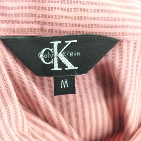 シーケーカルバンクライン ck Calvin Klein ロングスリーブストライプシャツ メンズ M