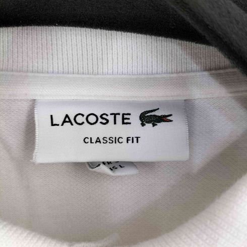 ラコステ LACOSTE ワニ刺繍 長袖ポロシャツ メンズ import:S