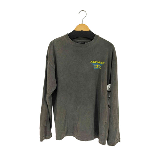 エアウォーク AIRWALK OLD 製品染め チェッカー L/S TEE メンズ