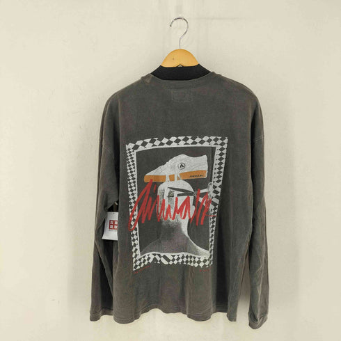 エアウォーク AIRWALK OLD 製品染め チェッカー L/S TEE メンズ