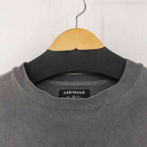 エアウォーク AIRWALK OLD 製品染め チェッカー L/S TEE メンズ