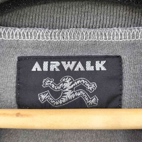 エアウォーク AIRWALK OLD 製品染め チェッカー L/S TEE メンズ