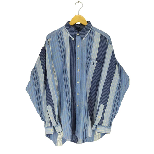 ラルフローレン RALPH LAUREN BLAIRE ストライプシャツ メンズ JPN:M