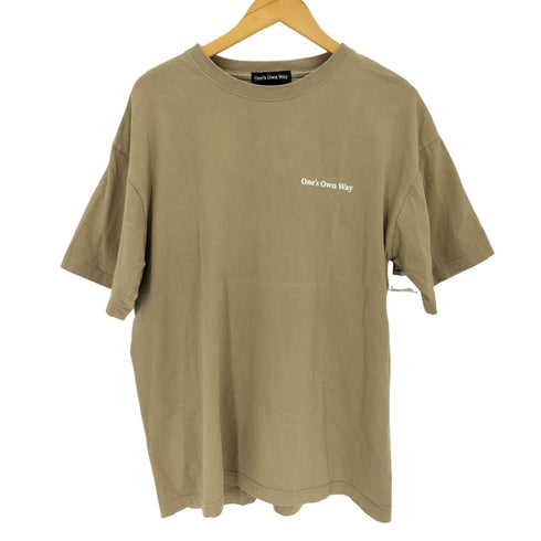 one's own way クルーネックtシャツ メンズ JPN:XL