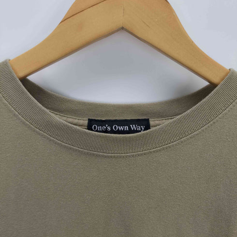 one's own way クルーネックtシャツ メンズ JPN:XL