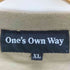 one's own way クルーネックtシャツ メンズ JPN:XL
