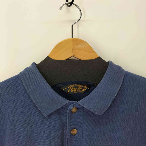 エディーバウアー Eddie Bauer 80-90S S/S コットンポロシャツ メンズ import:L