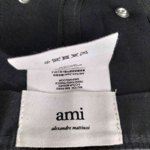 アミアレクサンドルマテュッシ AMI ALEXANDRE MATTIUSSI de Coeur エンブロイダリー キャップ メンズ