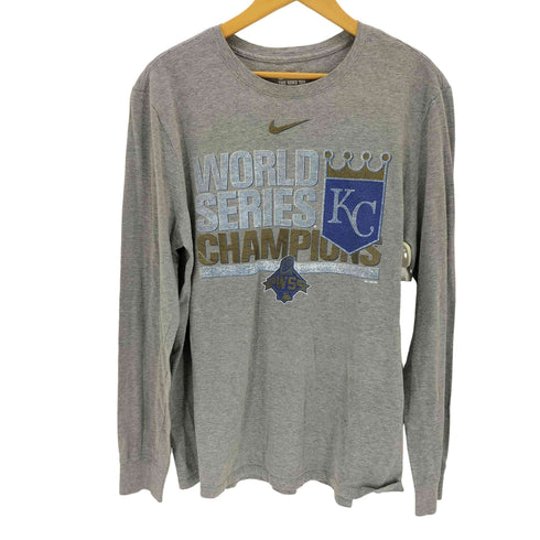 ナイキ NIKE プリントクルーネックロングスリーブTシャツ メンズ import:L